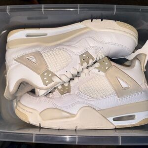 Kids Jordan 4  “Clean Linen”